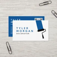 Blue Roller Painter Decorator   Business Card