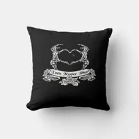 Skeleton Hand Design  Throw Pillow