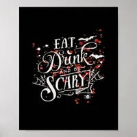 Savage Halloween Spooky Aesthetic Graphic Style Poster