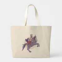 Magical Friends |Unicorn, Alpaca, Kitten, Sloth Large Tote Bag