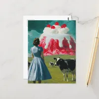 Desert in the Dairy Pasture Surreal Postcard