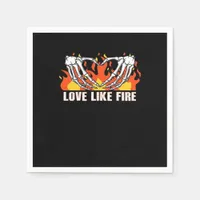Like Classic - Skeleton Hands Heart  Napkins