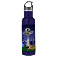 UFO Extraterrestrial Abduction Alien  Stainless Steel Water Bottle