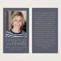 Forever in Our Hearts Memorial Card