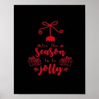 Christmas Calligraphy - Tis The Season Poster