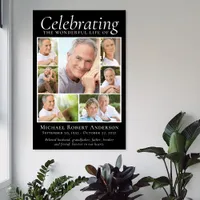 In Loving Memory Memorial Photo Display Poster