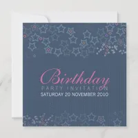 Superstars Birthday Invitationz Invitation