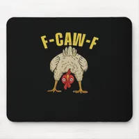 F-Caw-F-Chicken Essential Art Graphic Mouse Pad