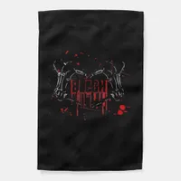 Blegh Breakdown Skeleton Heart Hands Emo Screamo Garden Flag