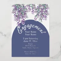 Minimalist Elegant Chic Foil Invitation