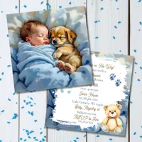 Boy's Baby Shower | Puppy Theme Invitation
