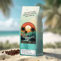 Funny Retro Tropical Family Reunion ID1135 Roasted Coffee
