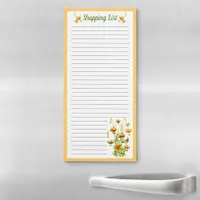 Orange Wild Tiger Lilies Botanical Art Magnetic Notepad