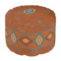 Southwest Canyons Diamond Pouf