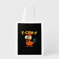 F-Caw-F Chicken Essential Creative Casual Grocery Bag