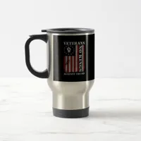 Military Veterans Protest Flag Patriotic Freedom Travel Mug