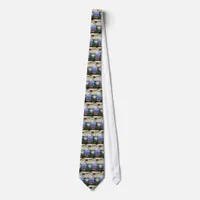 Fairbanks, Alaska Collage Neck Tie