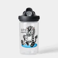 EDS Awareness Zebra Ribbon  Water Bottle