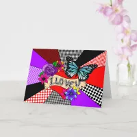 Happy Valentine's Day Babe | Graffiti Art Card