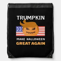Halloween Trumpkin Classic Drawstring Bag