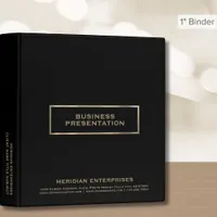 Customizable Business Presentation Binder