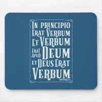 CUSTOMIZABLE In Principio Erat Verbum Mouse Pad