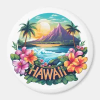 Hawaii Aloha Tropical Beach Mountains