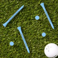 Team member and Club Name Black writing Golf Tees