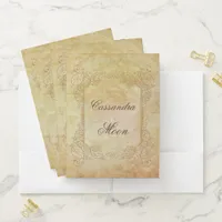 Personalized Delicate Fairy Tale  Pocket Folder