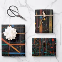 Cosmic Fusion – Planets & Neutrons Wrapping Paper Sheets