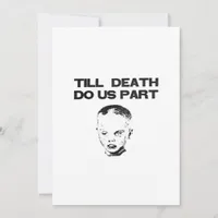Till Death Do Us Part Classic Sloth Holiday Card