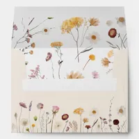 Boho Wildflower Envelope