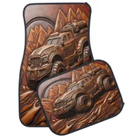 Majestic Truck Art in Nature Car Floor Mat