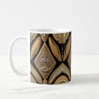 Aztec Stellar Symmetry: Cosmic Pattern Coffee Mug