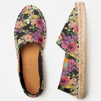 Pretty Floral Pattern Espadrilles