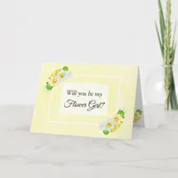 Flower Girl Proposal Card