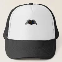 Month Skeleton Heart Hands LGBTQIA Creative Style Trucker Hat