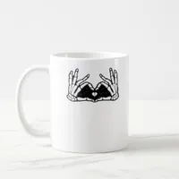 Skeleton Hands The Of A Heart Abstract Form Coffee Mug