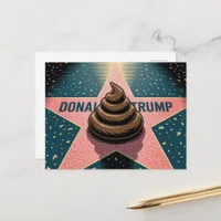 A Poo on a Star Postcard