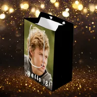 18th birthday photo hello 18 boy medium gift bag