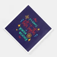 Always Better Together in Winter Weather Xmas, ZSG Paper Dinner Napkins