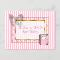 Bring a Book for Baby Baby Shower Card