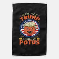Hocus Pocus  Is Still My Potus Trumpkin Halloween  Garden Flag