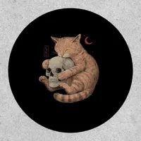 Till Death Do Us Party Cat Skull Classic Patch