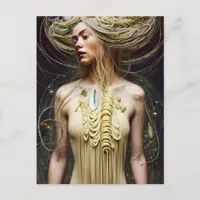 Pasta Goddess Postcard