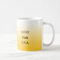 Mug - Utah State Map with City