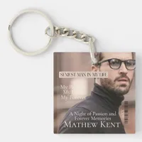 Sexiest Man Magazine photo cover Keychain