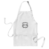 Bgm Bad Girl II Skeleton Heart Hands Edgy Vibe Adult Apron