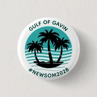 Gulf of Gavin | Funny Political Humor Button