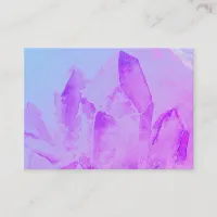 *~* Healing Energy Massage Yoga Reiki Crystal Business Card